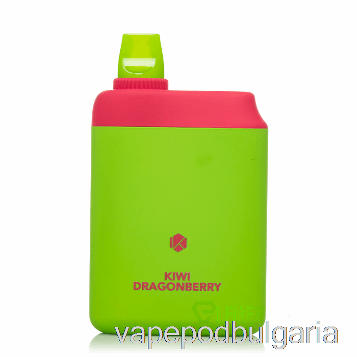 Vape 10000 Дръпки Kadobar X Pk Brands Pk5000 Disposable Kiwi Dragonberry